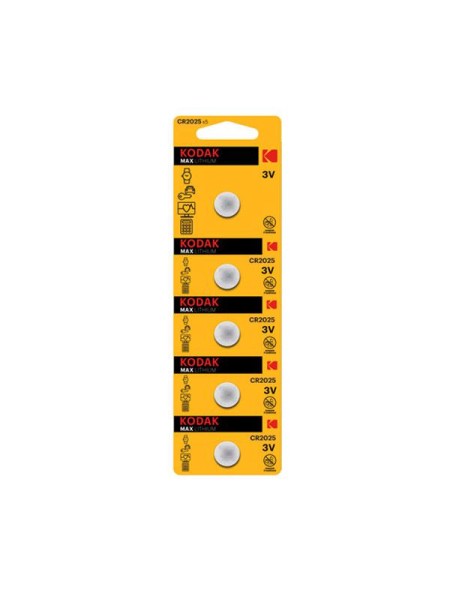 Pila boton litio CR2025 3v Kodak ( 5pcs) / KDCR20255